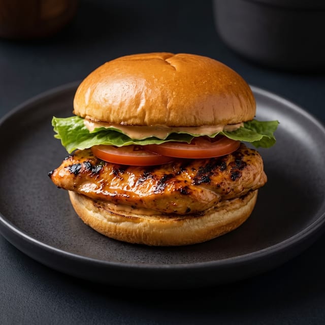 Peri-Peri Chicken Burger.