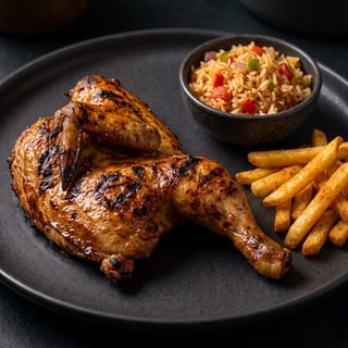 Half Chicken Plate